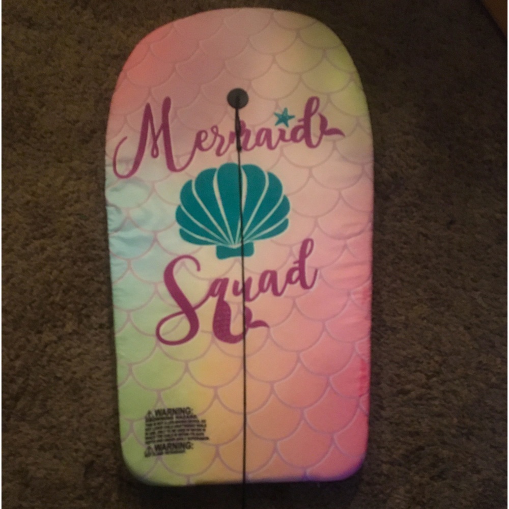 Mermaid kid boogie board.